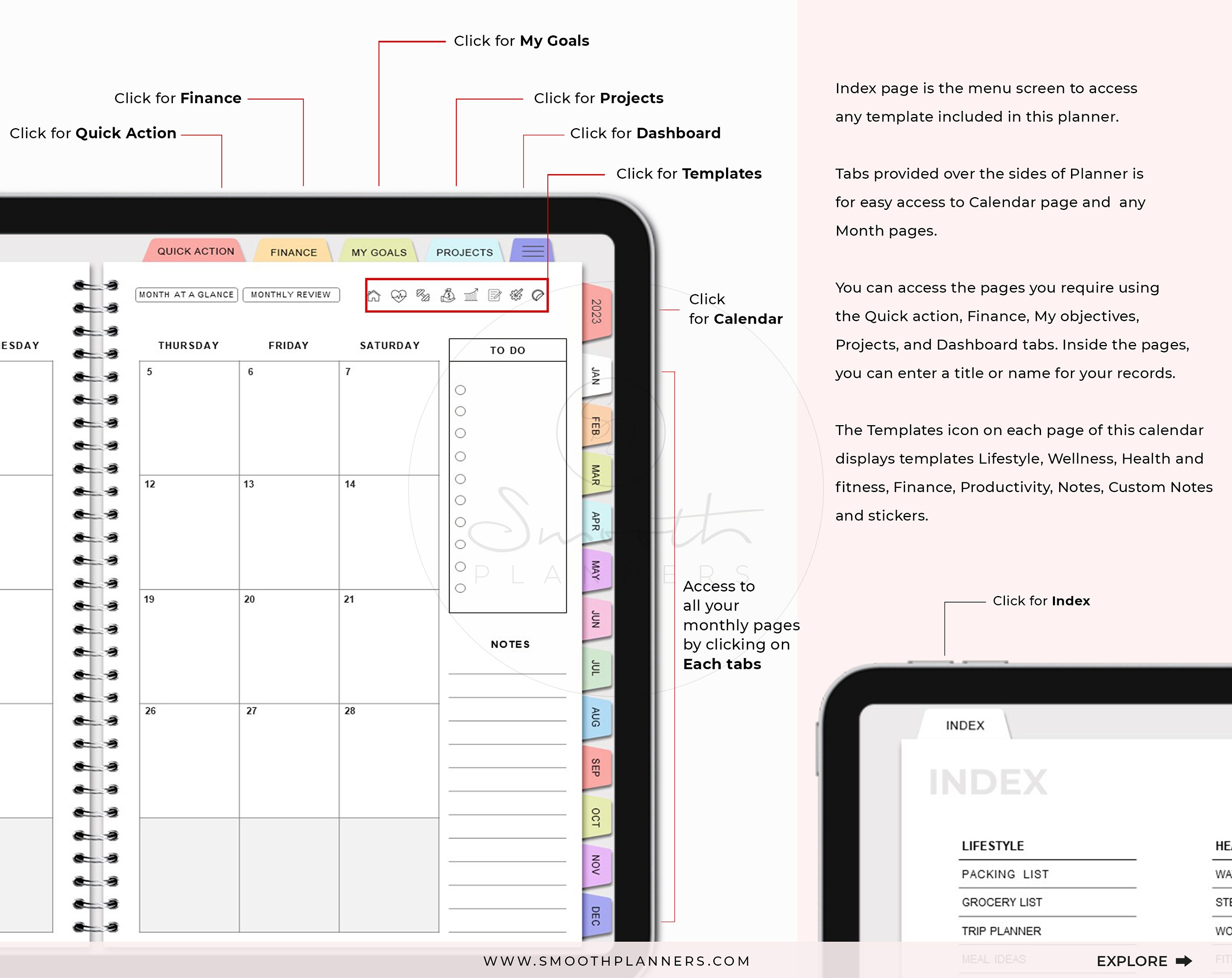 Digital Planner Goodnotes Planner Daily Planner Weekly Etsy