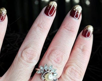 ヴィンテージ エイボン ファンファーレ リング。1975年