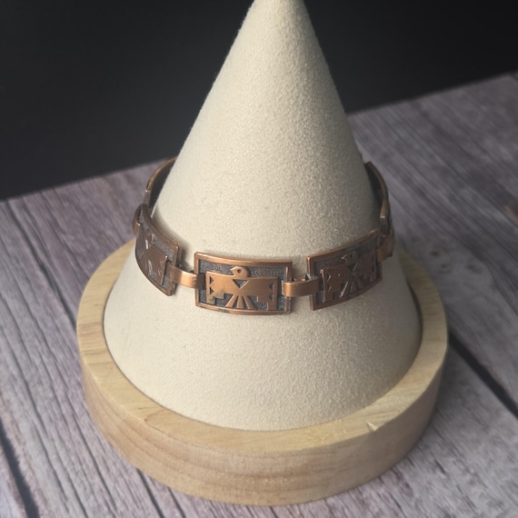 Thunderbird copper panel bracelet - image 1
