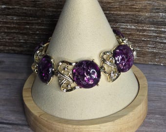 CORO パープルコンフェッティルーサイトブレスレット