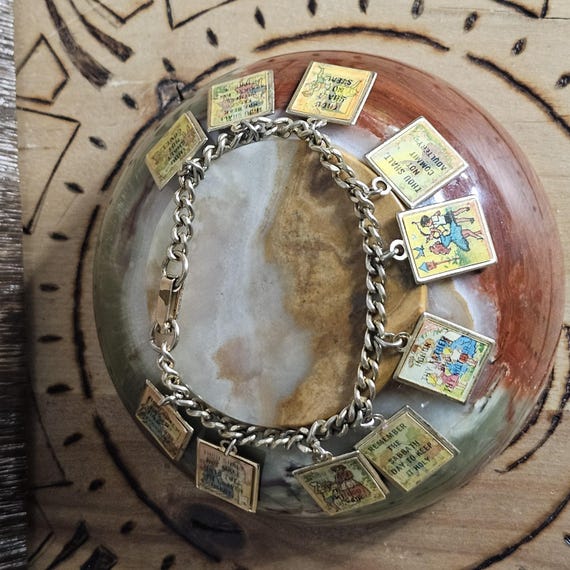 ten commandments charm bracelet Vari Vue~Lenticul… - image 4