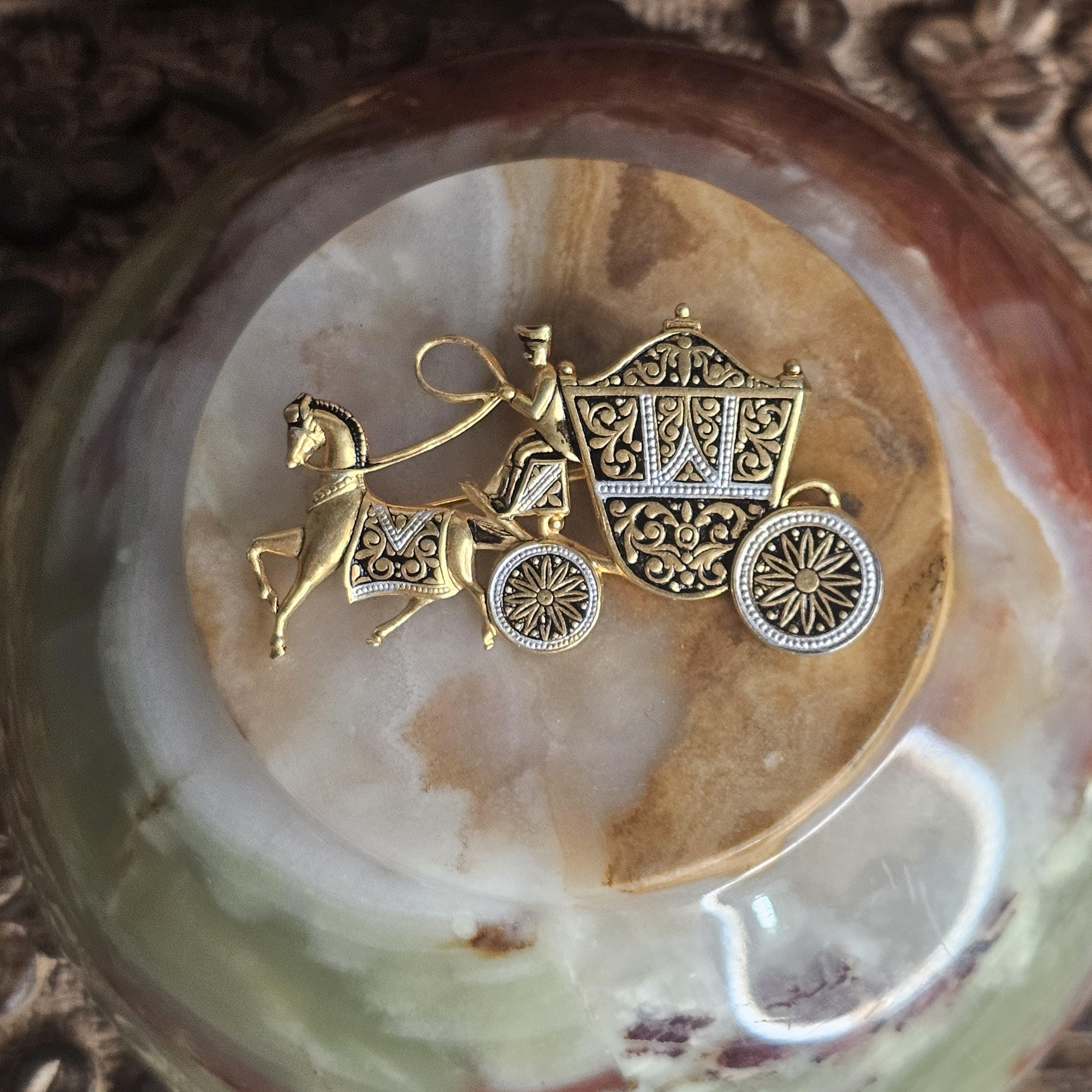 Cinderella Coach Brooch