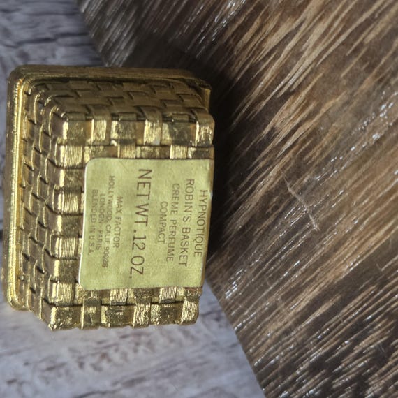 Max Factor 1960s Easter egg basket solid perfume … - image 4