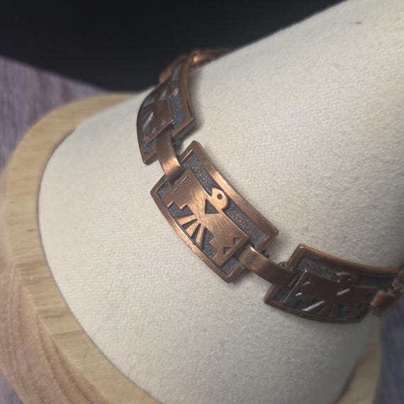 Thunderbird copper panel bracelet - image 2