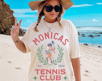 Custom Tennis Club Bachelorette Comfort Colors T-Shirt