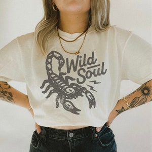 Comfort Colors Wild Soul Scorpion Graphic T-Shirt