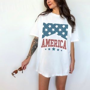 Comfort Color USA Shirt, America Shirt, USA tshirt, Independence Day Shirts, 4th of July shirt, Patriotic shirt, USA Flag Shirt
