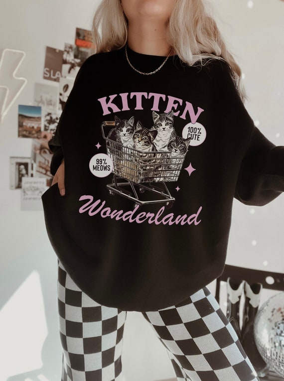 Vintage Retro Cats Shirt Funny Cat Tshirt Y2K Oversized Aesthetic Kitten Tee Comfort Colors Cute Cat Mom Tshirt Trendy Cat Shirt Cat Lover