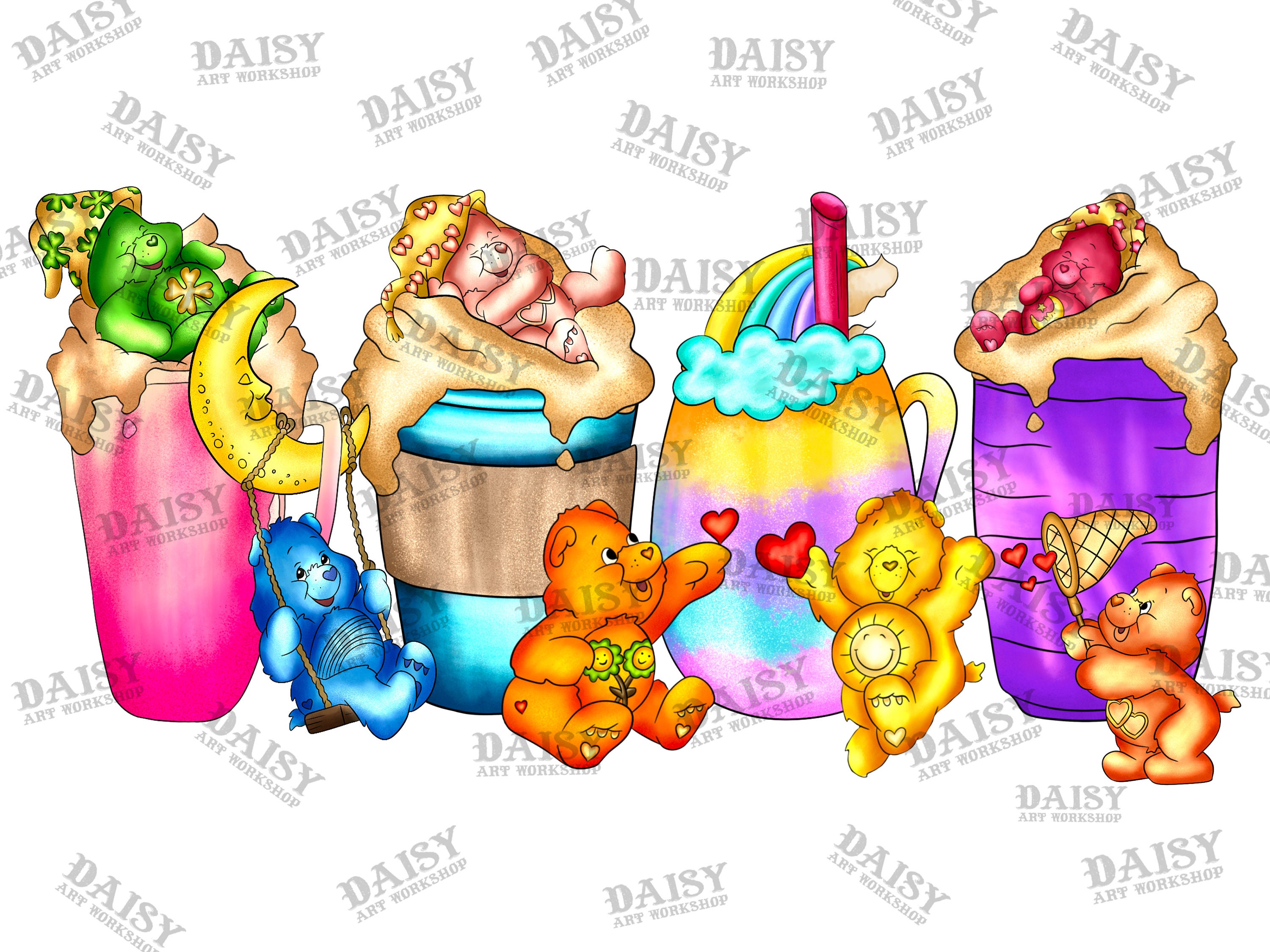 Daisy Celebrates: Care Bears Birthday Party Printable Files