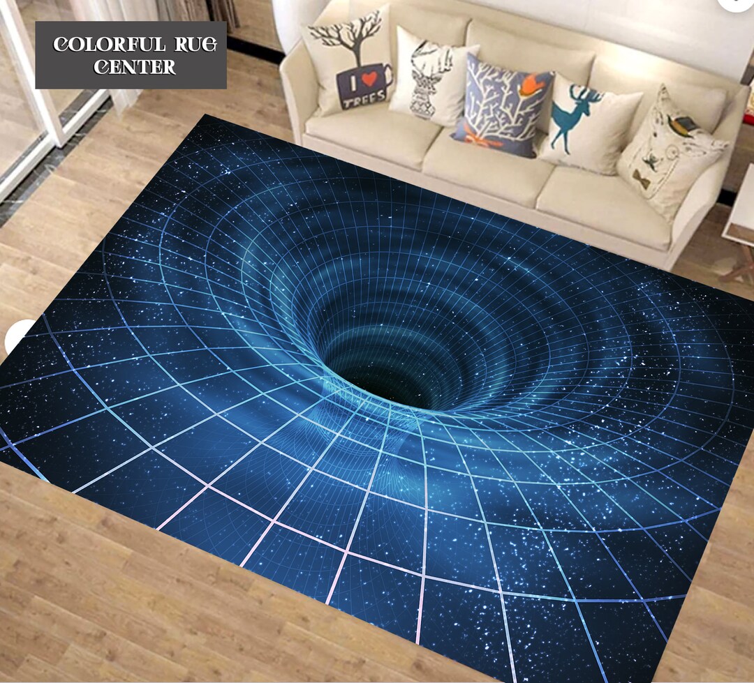 Optical Illusion Rug, Illusion Rug, Optical Illusion, Rectangular