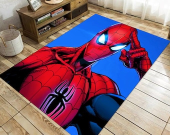 SpiderMan, tappeto Spider Man, tappeto da camera per bambini, tappeto Spiderman, regalo per lui, tappeto popolare, tappeto da camera per ragazzi, tappeto personalizzato, tappeti da soggiorno, idee regalo