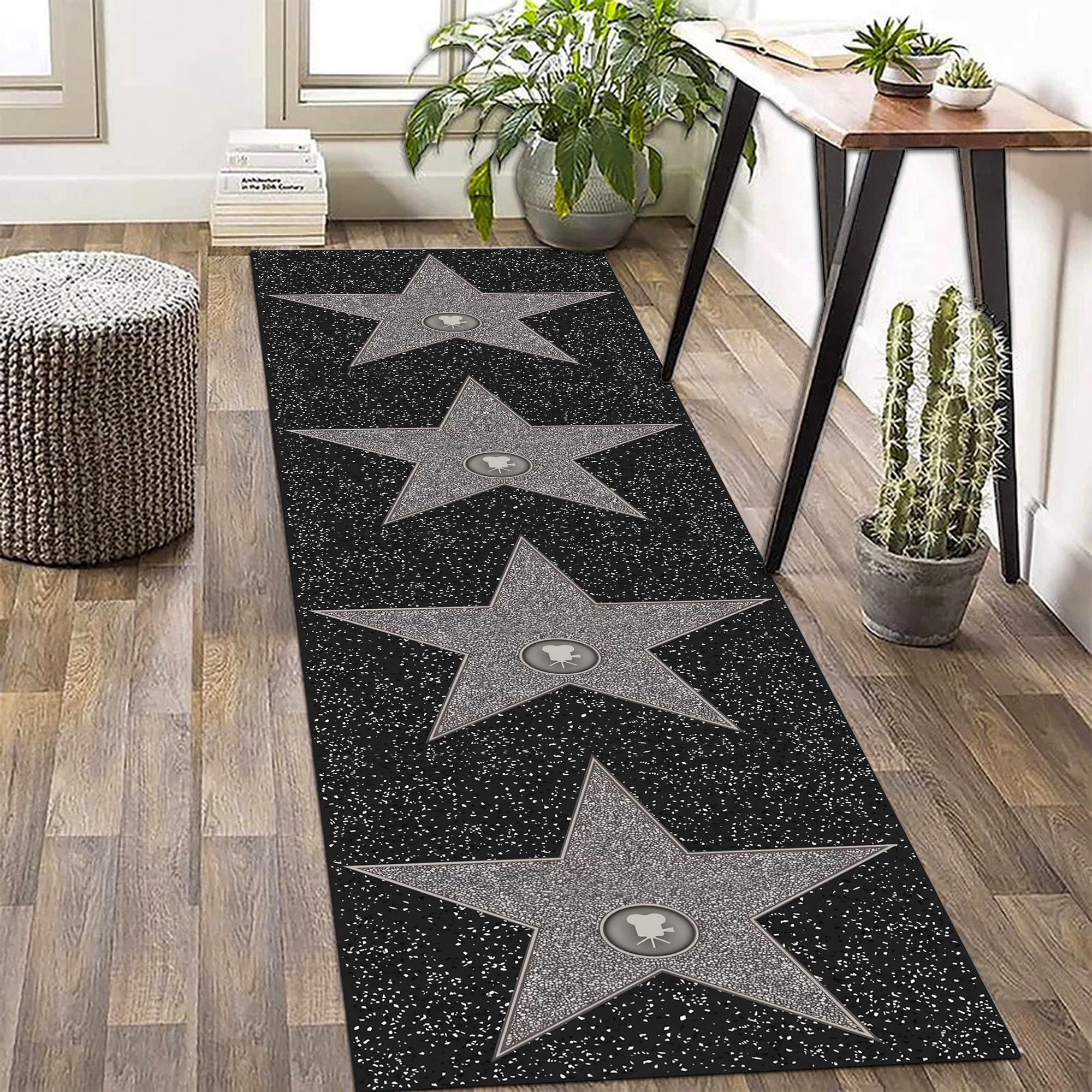 Personalized Hollywood Star Rug: Custom Walk of Fame Design - Etsy