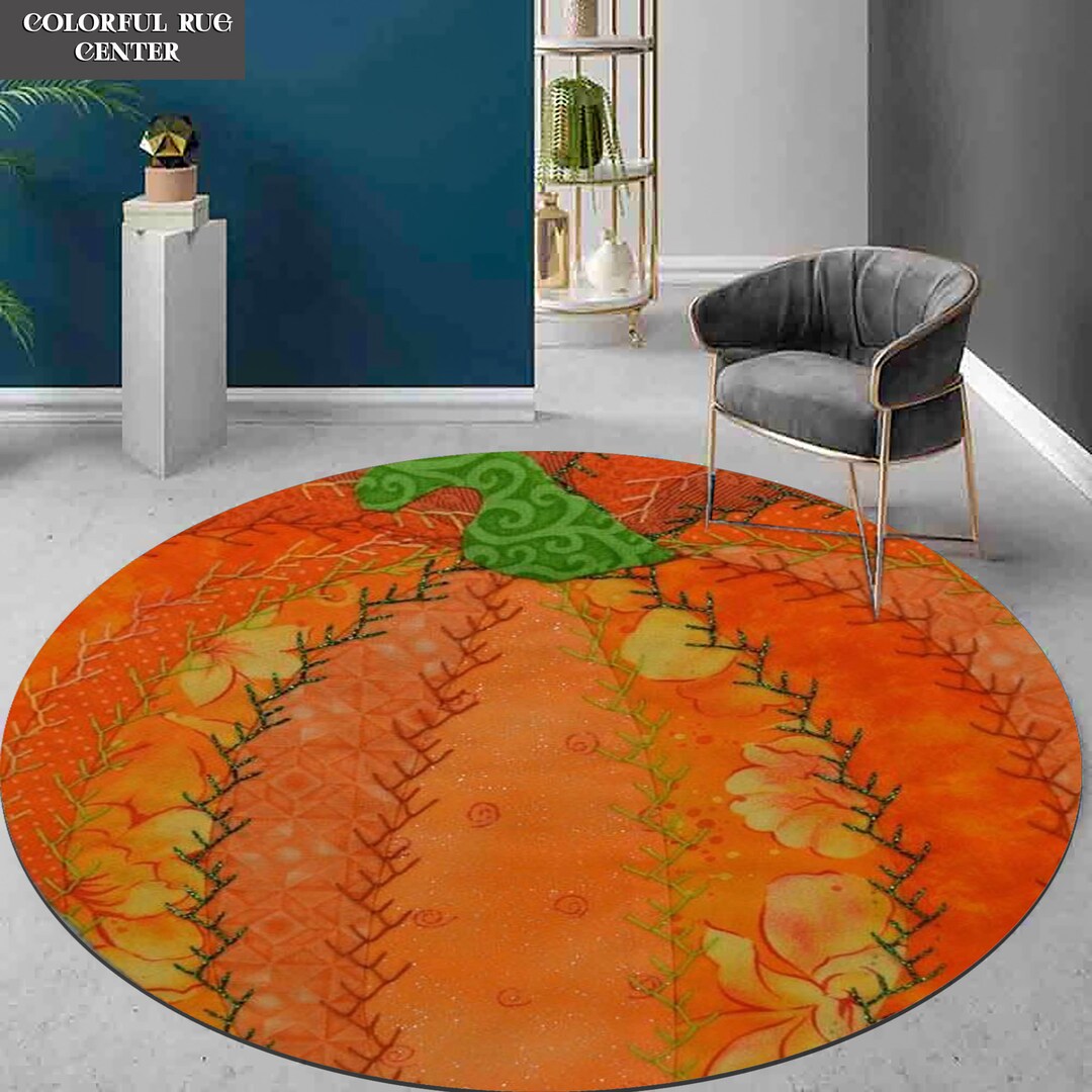 Halloween Rugs Pumpkin Rug Halloween Decor Rug Horror Rug Etsy