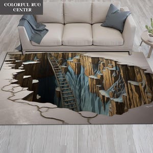 3D Huge Rug,Crack Rug,Tunnel Rug,Optical Illusion Rug,Illusion Rug,Rectangular Illusion Rug,Vortex Illusion Rug,3D Effect,Living Room Rug