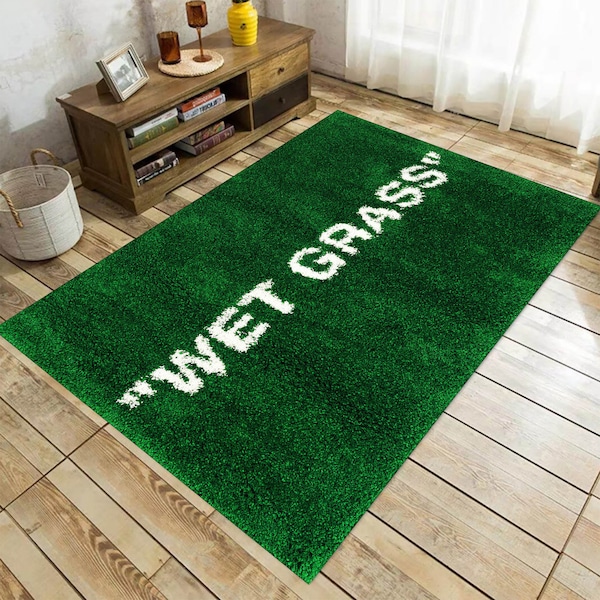 Off White Wet Grass Rug Etsy