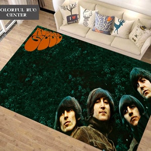 The Beatles Rug, The Beatles Gift, Music Rug, Area Rug, Home Decor Rug, Modern Rugs, For Living Room Rugs, Nostalgic Rugs, Legends Rugs