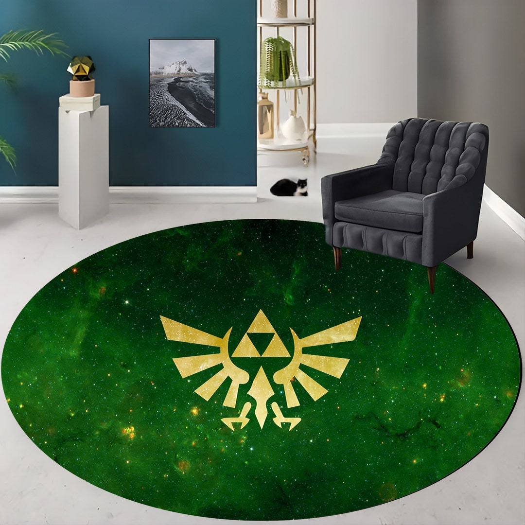 Legend of Zelda Rug, Game Room Rug, Zelda Rug, Gamer Rug, Area Rug, Game Decor, Gamer Room Decor