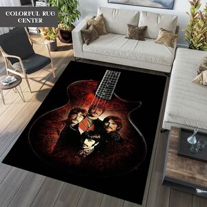 The Beatles Rug, The Beatles Gift, Music Rug, Area Rug, Home Decor Rug, Modern Rugs, For Living Room Rugs, Nostalgic Rugs, Legends Rugs