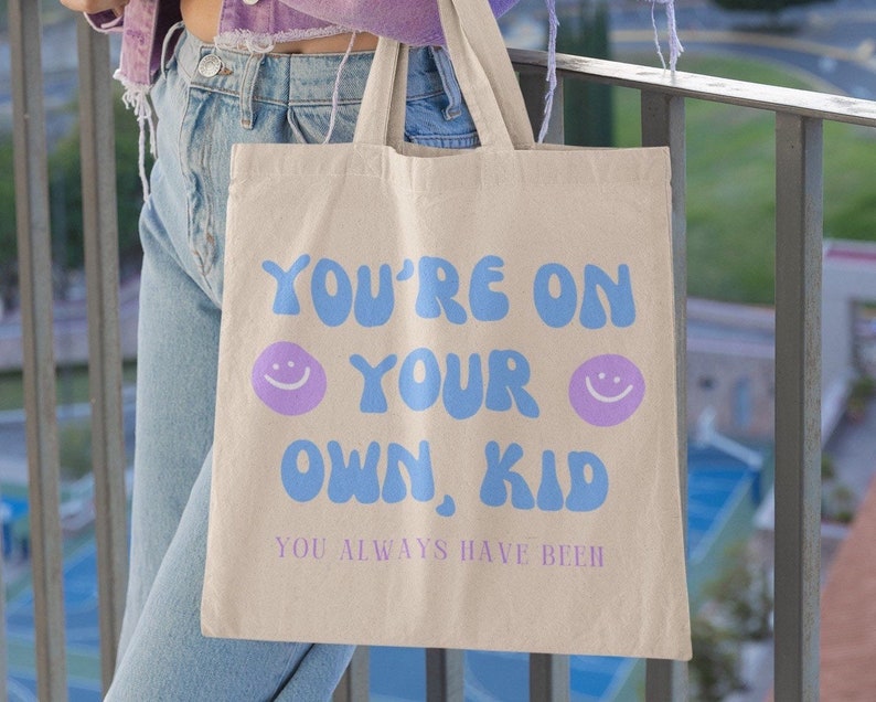 Taylor Swift Tote Bag Youre on Your Own Kid Merch Reusable - Etsy