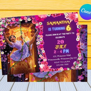 Encanto Birthday Invitation | Kids Birthday Invitation | Editable Encanto Birthday Invitation | Encanto Party Invite