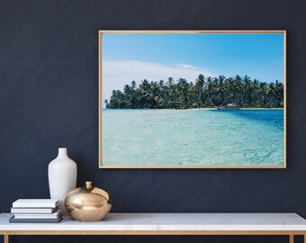 Printable beach poster, downloadable wall art, beach wall art, ocean print, sea photo, island prints, beach printable wall art,