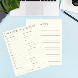 Simple and practical to-do list | everyday planner | template for everyday use | A4 printable