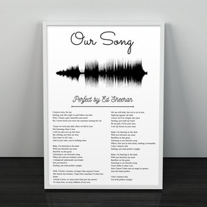 Personalized Soundwave Art, Custom Soundwave Art, Song Lyrics Wall Art, Soundwave Art Print, Song Soundwave  Art, Sound Wave Art, Song Art