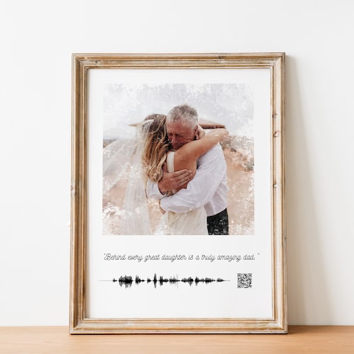 Voice Recording Gift Personalized Soundwave Art Print Etsy