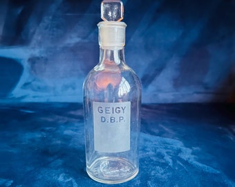 Antique acid apothecary or chemist’s bottle
