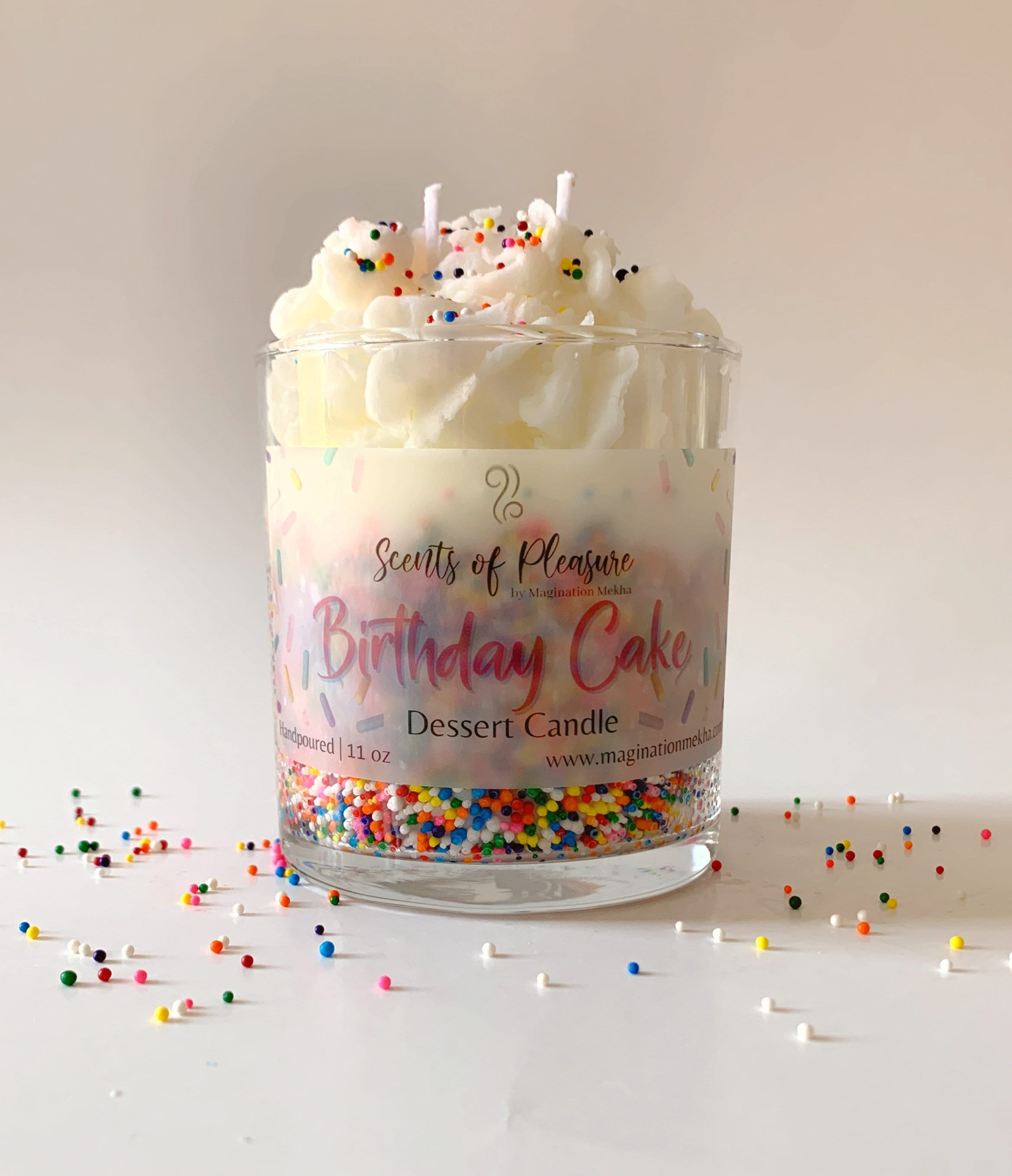 Birthday Cake Dessert Candle/Very Fragrant/Food Candle/Dessert Candle/Handmade Candle