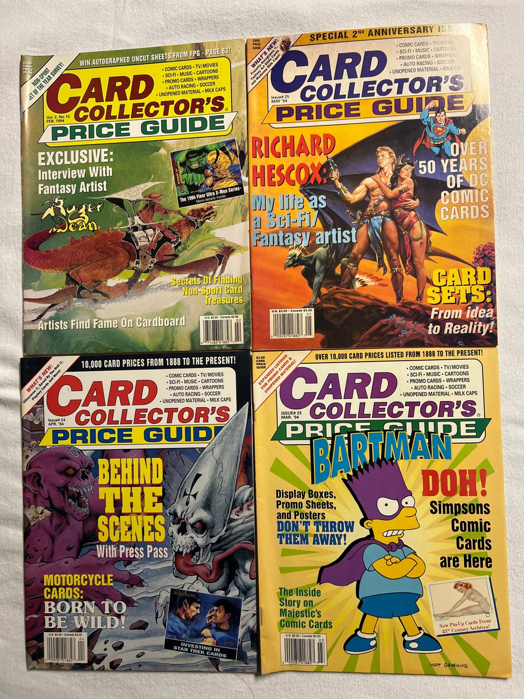 Card Collectors Price Guide Magazine Etsy