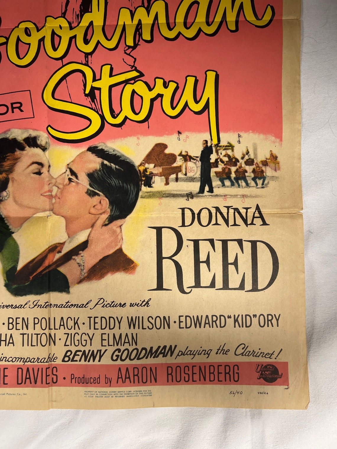 The Benny Goodman Story Movie Poster Etsy