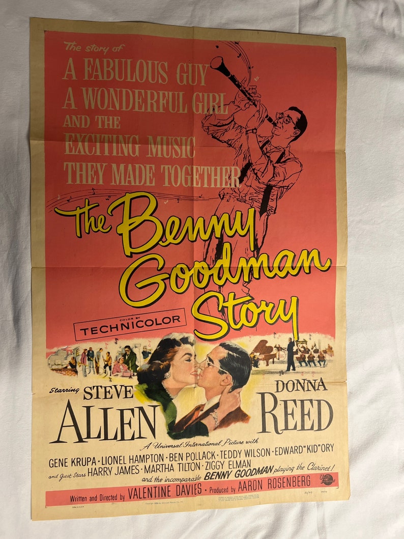 The Benny Goodman Story Movie Poster Etsy