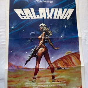 Cartel original de la película Galaxina.