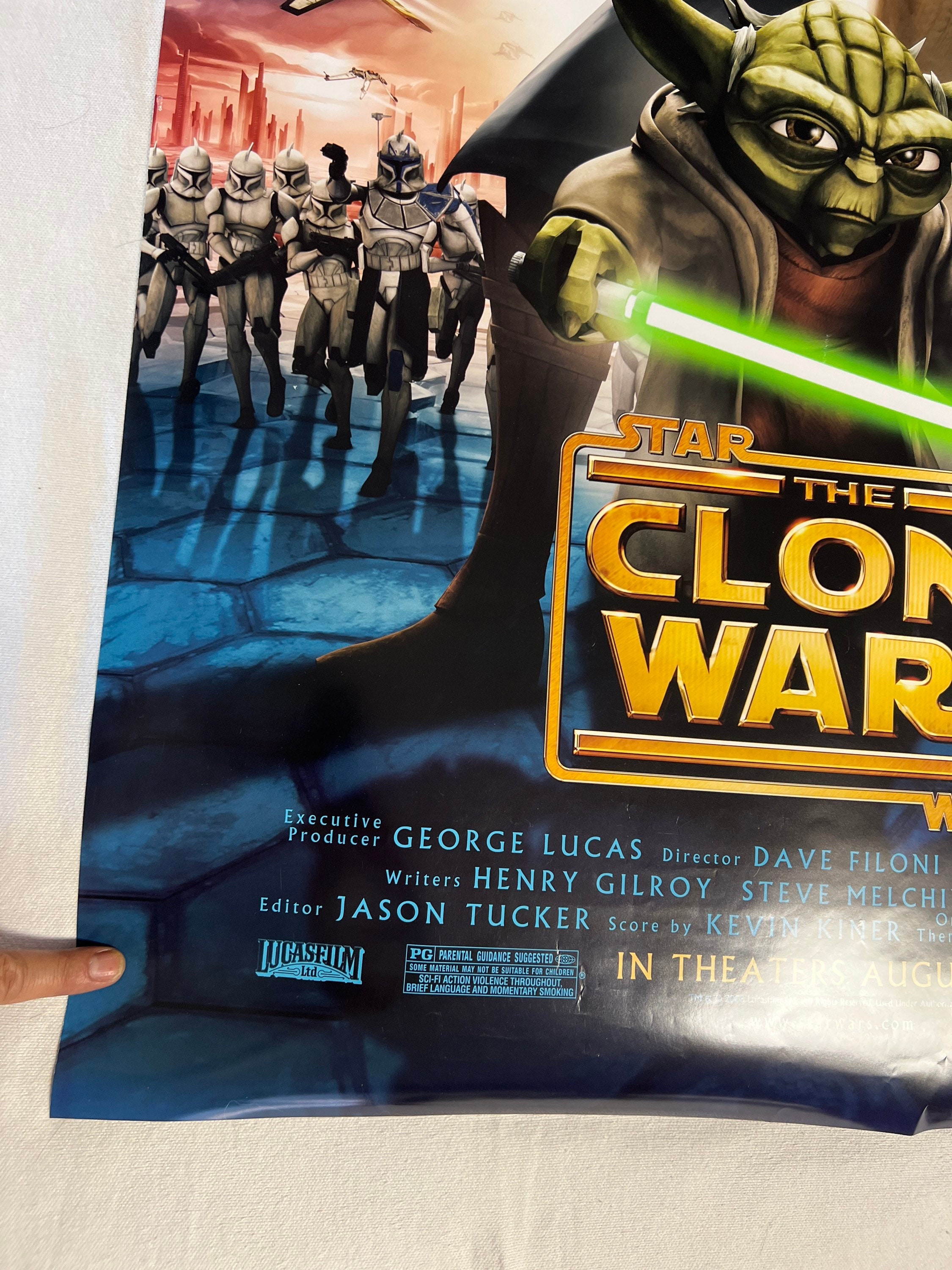 Star Wars the Clone War Original Movie Poster - Etsy
