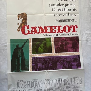 Cartel original de la película Camelot.