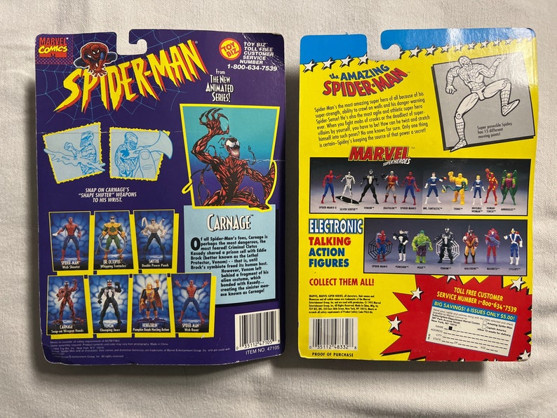 Spiderman Action Figures Etsy