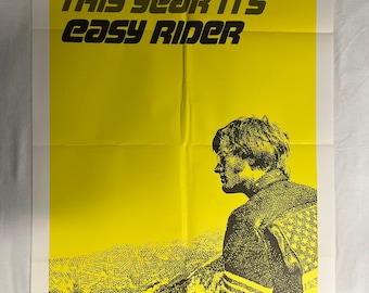 Original 1969 easy Rider movie poster