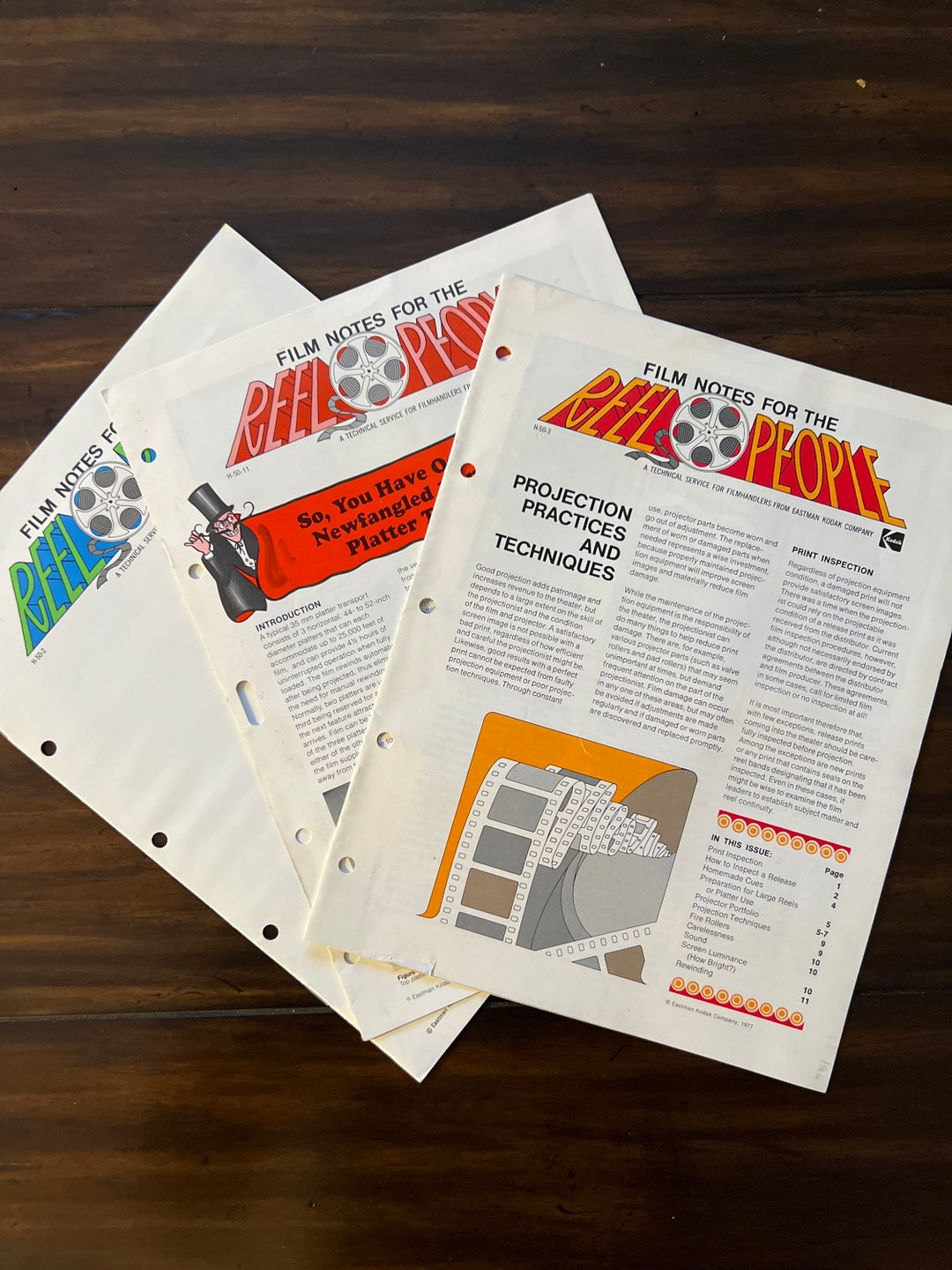 Film Notes for the Reel People - Etsy