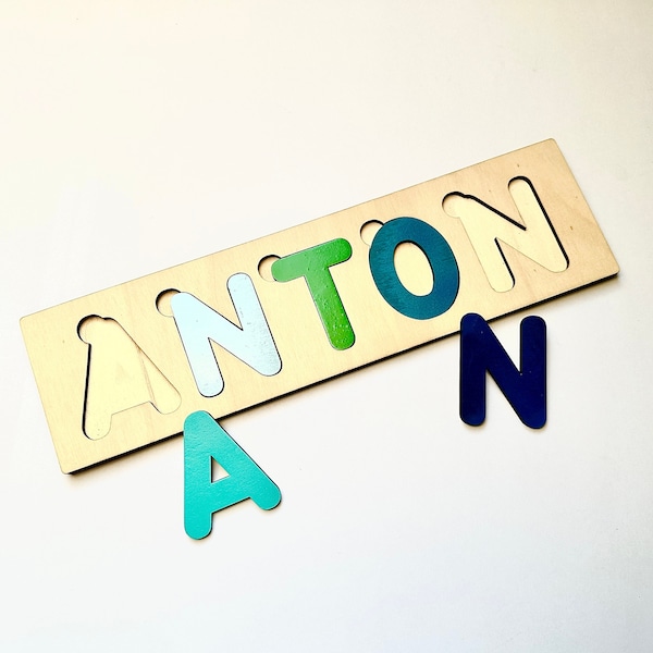 Name puzzle - customizable - baby gift or birth