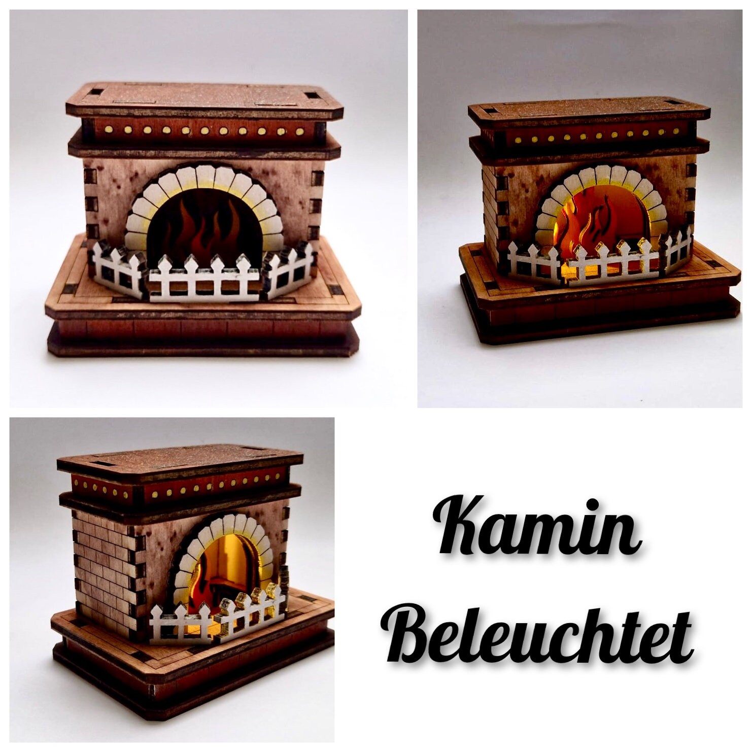 Set 15pz Accessori In Miniatura Per Presepe Natalizio E Casa Delle Bambole - Slitta, Camino, Falò E Stivaletti