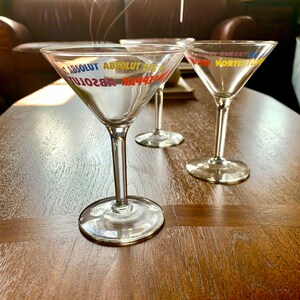 ABSOLUT Martini Glasses
