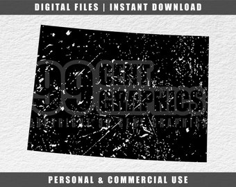 Colorado Svg, United States Svg, Distressed Svg, Cricut Svg, Engraving File Svg, Cut File Svg, Instant Download