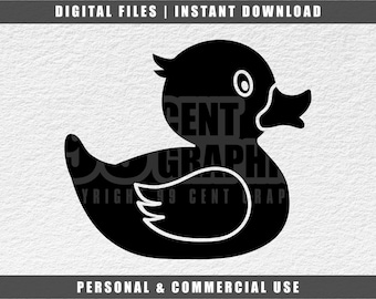Rubber Duck SVG: Vector Cut File (Digital Download)