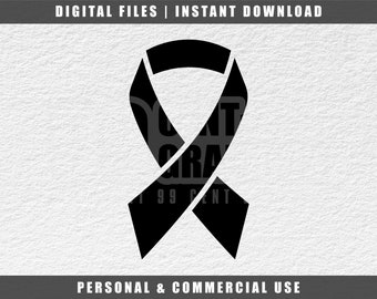 Awareness Ribbon SVG: Remembrance Cricut Cut File (Digital Download)