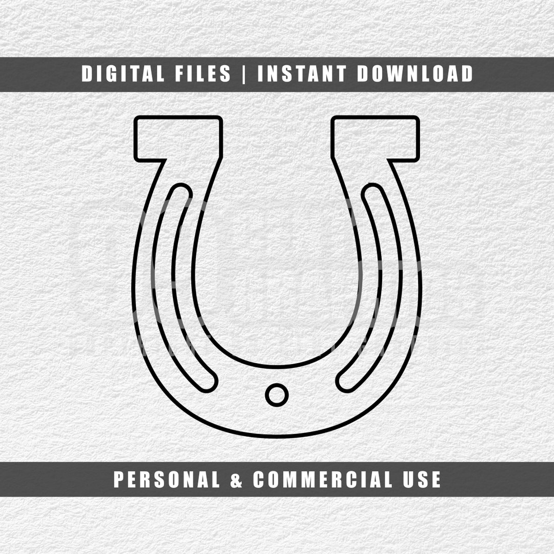 horseshoe-outline-svg-vector-cut-files-digital-download-etsy