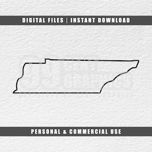 Tennessee Svg, Verenigde Staten Svg, State Outline Svg, Cricut Svg, Gravurebestand Svg, Cut File Svg, Instant Download