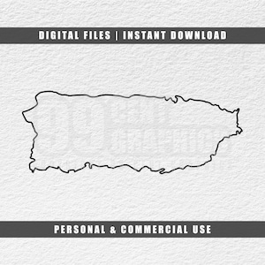 Porto Rico SVG, Insel SVG, puertoricanischer SVG, Boricua, Umriss, Cricut, Cricut, geschnitten Datei, Instant Download