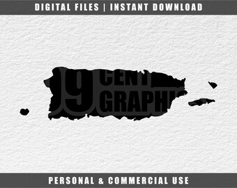 Puerto Rico SVG Cut File: Vieques & Culebra (Digital Download)