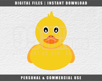 Rubber Duck Svg, Bath Duck Svg, Duck Svg, Cricut Svg, Vector File Svg, Instant Download
